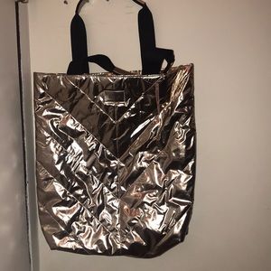 Victoria’s Secret rose gold tote